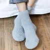 Mens Socks 3Pairs Winter Warm Coral Fleece Men Solid Loose Sleeping Velvet Home Fluffy Stocking Thicken Thermal Sox Calcetines 231027