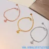 Nueva moda joyería de lujo collares de cadena diseñadores forma de abanico collar de doble capa diamantes falda pequeña joyería elegante femenina para el día de San Valentín resistente a la decoloración