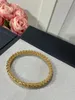 Anello di lusso di moda Bracciale rivettato Bracciale di lusso in oro 18 carati e argento con proiettile in acciaio al titanio Diamante Donna Uomo Amanti Gioielli Designer Regali per feste