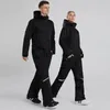 Andere Sportartikel Skianzug für Männer Frauen Overall Winter Warme winddichte wasserdichte Jacke Hosen Set Snowboarden SK063 231030