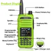 Walkie Talkie Talkpod A36 Plus 5W Radio CB portatile Ham FM VHF UHF 7 bande NOAA Ricetrasmettitore meteo bidirezionale 231030