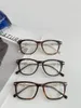 Nieuwe fashion design optische bril 0919 vierkant acetaat frame metalen tempels mannen en vrouwen brillen eenvoudige populaire stijl heldere lens brillen