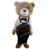 Costumes de mascotte d'ours en peluche d'Halloween de qualité supérieure Personnage de dessin animé Carnaval Unisexe Adultes Tenue de fête de Noël Costume pour hommes femmes