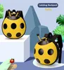 El çantaları Ladybug Little Kids Okul Çantası Toddler Sırt Çantası Anaokulu çocuklar için sevimli hayvan chafer bebek 231030