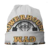 Berretti Powerhouse Palestra Skullies Berretti Berretti Freddo Inverno Caldo Uomo Donna Cappelli lavorati a maglia Adulto Unisex Bodybuilder Fitness Cofano