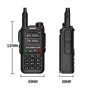 Talkie-walkie Baofeng UV18 Pro noir longue portée 4 bandes Radio bidirectionnelle i UV18H UV18L UVG28 émetteur-récepteur portable 999 canaux 231030