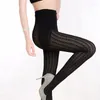 Women Socks Retro Vertical Stripes Small Floral Jacquard Women's Pantyhose Hollow Out Elastic Breathable Fishnet Stockings Spice Sexy Tights