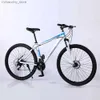 Vélos 27,5/29 pouces VTT tout-terrain vélo 21/24/27/30 vitesse amortisseur en alliage d'aluminium femmes hommes Double frein à disque Q231030