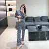 Women's Two Piece Pants Socialite Temperament Salt System Light Mature Wind Suit Autumn 2023 Shirt Wide Leg Grandiflorum Senior Sense Piec