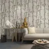 Bakgrundsbilder kinesiska Claasic Forest Tree Plum Wall Papers Home Decor Pastrol Blommor Bakgrund Roll för vardagsrum sovrum dekoration väggmålning