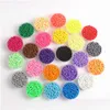 Puzzle 10 sacchetti di ricarica per perline solide 24 colori appiccicosi Perler Set di pannelli forati Jigsaw giocattoli educativi Pittura Puzzle Game all'ingrosso Dr Dh1Ov