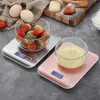 wholesale Electronic Digital Food Kitchen Scale 5kg LCD Display 304 Stainless Steel Weight Grams Balance Measuring Food Scales Baking ZZ