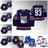 New York 93 Mika Zibanejad Rangers 202324 DRITTES Trikot''nHl''Chris Kreider Artemi Panarin Kaapo Kakko Adam Fox Ryan Lindgren Ryan Lindgren KAndre Miller Igor Shes