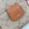 Luxus Designer Umhängetasche CO Kamera Stil Tasche Frauen Schulter Taschen Weibliche Handtasche Geldbörse Beige Leder Handtaschen Kupplung Brieftasche