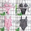 Costumi da bagno con stampa a farfalla Stilista di moda Reggiseno imbottito sexy Bikini Moda con stampa a pois Costume intero da spiaggia