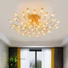 Ceiling Lights Modern Crystal Luxury Decoration Led Lamp Furniture Living Room Decor Loft Bedroom Light Fixtures