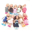 Dolls 10pcs Lot Simba Doll مع ملابس 11 سم Mini Kelly Toys for Girls عيد ميلاد هدية 231030