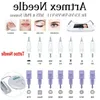 MTS PMU 바늘 카트리지 Artmex V11 V8 V6 V9 영구 메이크업 문신 니들 Derma Pen Microneedle BPADT