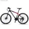 Bicicletas 26 polegadas bicicleta liga de alumínio hexagonal pushbike freio a disco duplo adulto comutar boa aparência pedal bicicleta q231030