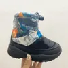 Ontwerpers kinderen kinderen dikker pluche Sneeuwlaarzen jongens meisjes waterdicht bont harige camo Winterlaarzen baby peuters Gezicht naar beneden laarsjes schoenen Enkel Knie NF sneakers