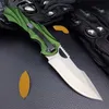 Bıçak Taktik Cep Tac-Force Evolution Harpoon Blade Avcılık Bıçak Ordusu Yeşil Alüminyum Kulplar EDC Açık Mekan Kamp Hayatta Kalma Katlanır Bıçak Aracı