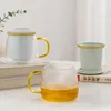 Wine Glasses Japanese Office Cup Glass With Lid Water Mug Car Travel Personal Tea Ceramic Gift And Hand