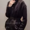 Veste à capuche avec ceinture décontractée pour femme, nouveau style, logo triangulaire, début d'automne