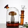 Vintage Premium Pilzglas Bong Wasser Shisha Rauchpfeife 5,1 Zoll Perkolator Dab Rig Original Fabrik Großhandel mit 14mm Gelenkschale