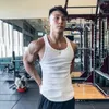 Erkek tank üstleri erkek yaz spor salonları fitness kolsuz üst gömlek erkek açık antrenman nefes alabilir hızlı kurutma sporları koşan yelek fanila