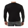 Maglioni da uomo Autunno Maglione lavorato a maglia da uomo Pullover Maglioni casual slim fit O-Collo Manica lunga Nero Rosso Pullover S-2XL 231030