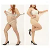 Femmes Chaussettes Femmes Grande Taille Contrôle Haut Collants Taille Haute Ultra-Mince Transparent Durable Élasticité Collants Résistant Aux Déchirures Bas Sexy