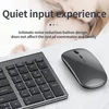 Clavier et souris Combos Jomaa mince Rechargeable Bluetooth et ensemble pour ordinateur portable 24G USB sans fil Combo 231030