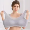 Bras Plus Boyut Bra 7xl Kadınlar için Sakinsiz Lady Seksi Kablosuz Nefes Alabilir Brassiere Yukarı Pads Top 231027