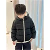 Down Coat Winter Kids Girl White Duck Toddler Boys Thick Warm Jacket Children Hooded Outwears Clothes Drop Delivery Baby Maternity C Otcdc