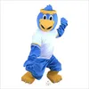 2024 Korting Blue Eagle Bird Cartoon Mascotte Kostuum Cartoon Anime thema karakter Kerst Carnaval Party Fancy Kostuums Volwassenen Grootte