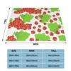 Koce Wzór z czerwonymi jagodami porzecznymi koc klimatyzacja Podróż przenośna