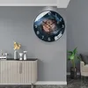Horloges murales Creative Style européen salon gratuit horloge perforée ménage silencieux chambre Quartz numérique 231030