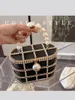 Party Favor Yy Metal Vegetabiling Basket Diamond Crystal Bag middag ihålig Rhinestone Crossbody