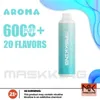 Originele Maskking AROMA 6000 Rookwolken Wegwerp E-sigaretten Vape Pen starterkit 15 ml Pod 650 mah Batterij china Authentieke groothandel vapers desechables bladerdeeg 6K