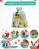 Christmas Decorations Daisy Bee Summer Idyllic Gnome Santa Gift Holders Handbag Xmas Candy Pockets Cloth Bag Festival Decor