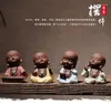 Dekoracyjne figurki 4p # TOP FOUD -MARVELLIC ART #spiritual Firma Office Buddyzm Buddyzm Buddha „Chan” mnich piasek pieca porcelanowa