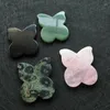 Figurines décoratives en forme de papillon naturel, pierre de Guasha pour le visage, outil de Massage pour soins de la peau, Logo personnalisé, Jade Gua Sha