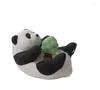 Bougeoirs dessin animé mignon Panda géant gypse chandelier thé cire décoration cadeau de saint valentin