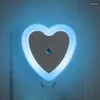 Nachtlichter EU/US Sensorsteuerung LED-Licht Lampe Toilette Wand Baby Schlafzimmer Glühbirne Hintergrundbeleuchtung Schrank Schrank Treppe