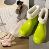 Rain Boots Brand Women Rain Boots Rubber Ladies Walking Waterproof Ankle Rainboots Casual Thick Bottom Short Boot Plus Velvet 231030