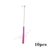 Stage Wear 10 pz Accessorio di danza del ventre di alta qualità 30 cm Ginnastica artistica Nastro Dance Pole Dancer Performance Stick con gancio