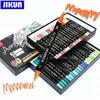 Markers Acrylic Paint Markers Dual Tips Pens For Rock Painting Stone Wood Ceramic Christmas Decorations Art Supplies 231030