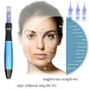 DrPen A1-W Draadloze Derma Pen Auto Microneedle-systeem Verstelbare naaldlengtes 025 mm - 30 mm 5 snelheden Elektrische Dermapen Cajes