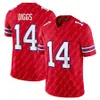 Josh Allen Football Jersey Stefon Diggs 21 Poyer Dawson Knox von Miller James Cook Gabe Davis A. J. Epenesa Matt Milano Dalton Kincaid Deonte Harty Jim Kelly Bruce Smith