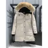 Puffer Designer Canadian Goose Mittellange Version Pufferer Down Damenjacke Daunenparkas Winter Dicke warme Mäntel Damen Winddichte Streetwear36